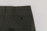 Shorts Crown in cotone grigio Dolce & Gabbana - Taglia IT50-L