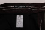 Pantaloncini casual in canapa bianca e bordeaux Dolce&Gabbana-IT52-XL