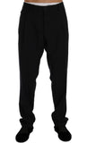 Pantaloni stretch in lana a righe blu Dolce & Gabbana - Taglia IT52-XL