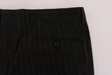 Pantaloni formali cotone a righe marrone Dolce&Gabbana-IT54-XL