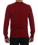 Pullover girocollo in cashmere rosso Dolce & Gabbana - IT48-M