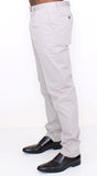 Pantaloni chino slim fit in cotone grigio Dolce & Gabbana - IT52-XL