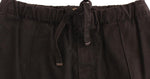 Pantalone sportivo Costume National cotone stretch nero a righe-IT50-ML