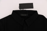 T-Shirt in cotone stretch nero di Frankie Morello - Taglia S