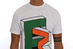 T-shirt di marca Frankie Morello in cotone bianco - Taglia S