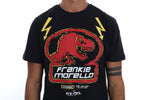 T-shirt girocollo in cotone nero di Frankie Morello - Taglia S