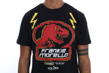 T-shirt girocollo in cotone nero di Frankie Morello - Taglia S