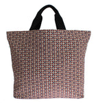 Shopping bag in cotone denim stampa Dolce & Gabbana multicolor