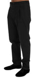 Pantaloni in cotone a righe grigi Dolce & Gabbana - Taglia IT52-XL