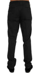 Pantaloni in cotone a righe grigi Dolce & Gabbana - Taglia IT52-XL