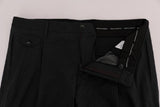 Pantaloni in cotone a righe grigi Dolce & Gabbana - Taglia IT52-XL