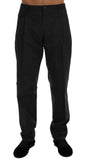 Pantaloni in cotone a righe grigi Dolce & Gabbana - Taglia IT54-XXL