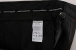 Pantaloni in cotone a righe grigi Dolce & Gabbana - Taglia IT54-XXL