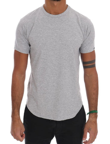 T-Shirt girocollo cotone grigio Daniele Alessandrini - M