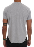 T-Shirt girocollo cotone grigio Daniele Alessandrini - M