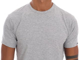 T-Shirt girocollo cotone grigio Daniele Alessandrini - M