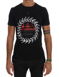 T-Shirt Frankie Morello in cotone nero - Taglia M