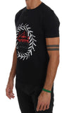 T-Shirt Frankie Morello in cotone nero - Taglia M