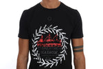 T-Shirt Frankie Morello in cotone nero - Taglia M