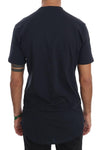 T-Shirt girocollo in cotone blu di Daniele Alessandrini - Taglia L