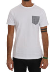 T-Shirt Girocollo in cotone bianco di Daniele Alessandrini - Taglia M