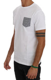 T-Shirt Girocollo in cotone bianco di Daniele Alessandrini - Taglia M