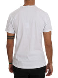 T-Shirt Girocollo in cotone bianco di Daniele Alessandrini - Taglia M