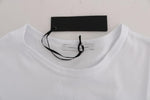 T-Shirt Girocollo in cotone bianco di Daniele Alessandrini - Taglia M