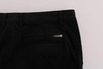 Pantaloni chino stretch in cotone nero GF Ferre - Taglia IT48-M