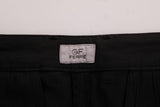 Pantaloni chino stretch in cotone nero GF Ferre - Taglia IT48-M