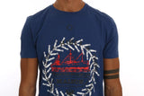 T-Shirt Frankie Morello in cotone blu - Taglia M