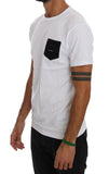 T-Shirt Girocollo in cotone bianco di Daniele Alessandrini - Taglia L