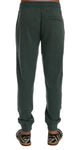 Pantaloni allenamento Dolce & Gabbana verde in cashmere - Taglia L