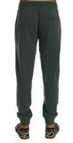 Pantaloni allenamento Dolce & Gabbana verde in cashmere - Taglia L