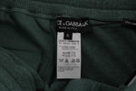 Pantaloni allenamento Dolce & Gabbana verde in cashmere - Taglia L