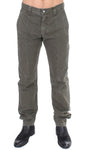 Pantaloni chino dritto in cotone verde GF Ferre - Taglia IT48-M