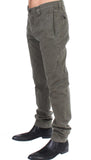 Pantaloni chino dritto in cotone verde GF Ferre - Taglia IT48-M