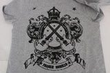 T-shirt girocollo in cotone grigio Frankie Morello - Taglia XL