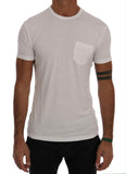 T-Shirt Girocollo in cotone bianco di Daniele Alessandrini - Taglia L