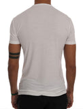 T-Shirt Girocollo in cotone bianco di Daniele Alessandrini - Taglia L