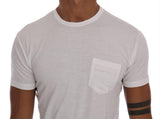 T-Shirt Girocollo in cotone bianco di Daniele Alessandrini - Taglia L