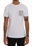 T-Shirt Girocollo in cotone bianco di Daniele Alessandrini - Taglia M