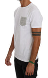 T-Shirt Girocollo in cotone bianco di Daniele Alessandrini - Taglia M