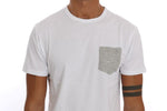 T-Shirt Girocollo in cotone bianco di Daniele Alessandrini - Taglia M