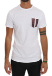 T-Shirt Girocollo in cotone bianco di Daniele Alessandrini - Taglia M