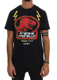 T-shirt girocollo in cotone nero di Frankie Morello - Taglia XL