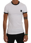 T-shirt girocollo stretch in cotone bianco Kenzo - Taglia M