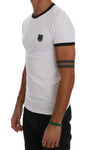 T-shirt girocollo stretch in cotone bianco Kenzo - Taglia M