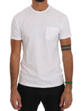 T-Shirt girocollo in cotone bianco Daniele Alessandrini - Taglia XL