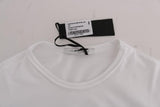 T-Shirt girocollo in cotone bianco Daniele Alessandrini - Taglia XL